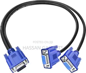 Vga Splitter Cable 1080p Dual Vga Monitor Y Cable