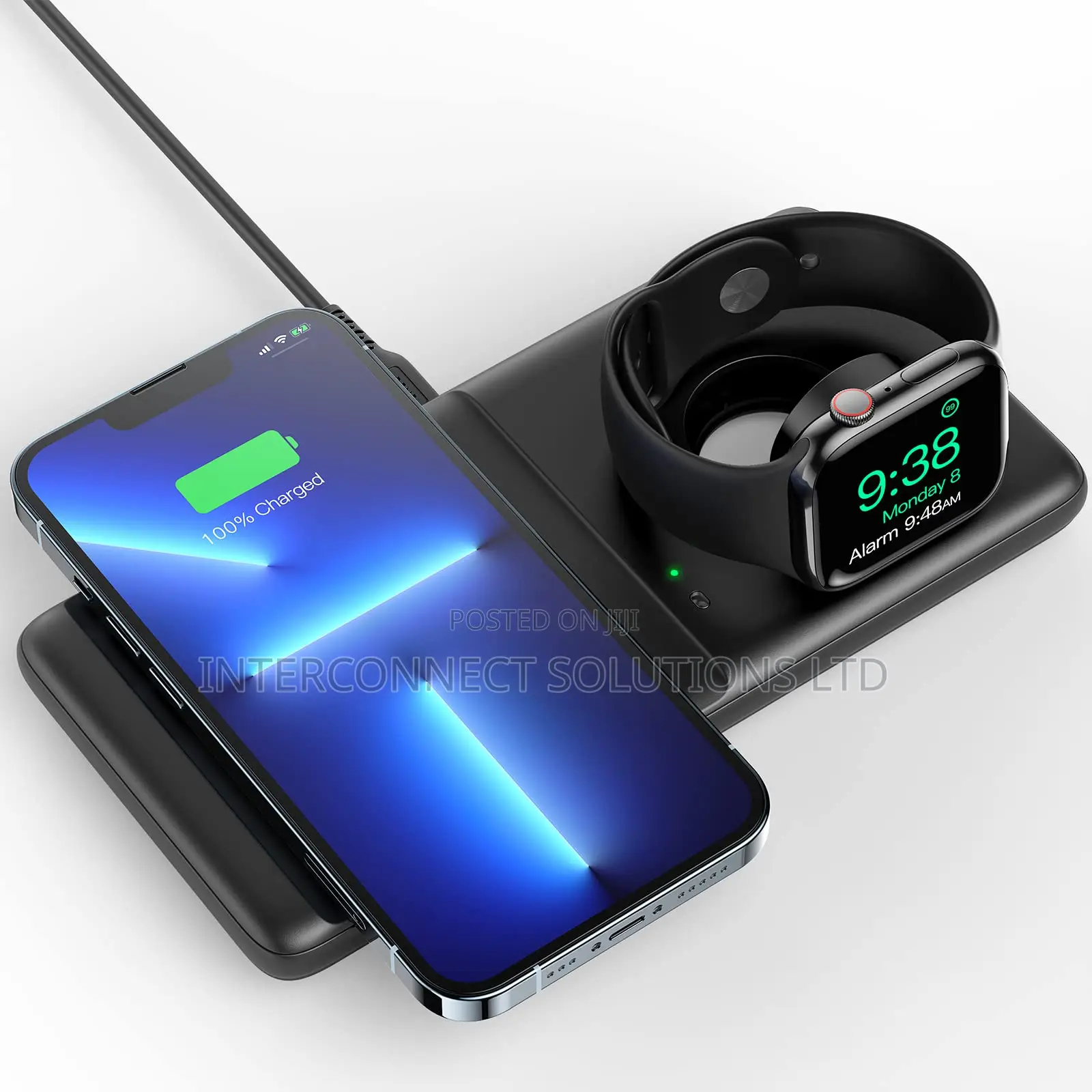 2-in-1 Wireless Charger, 15w Safuel Wireless Charging