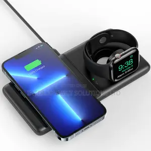 2-in-1 Wireless Charger, 15w Safuel Wireless Charging