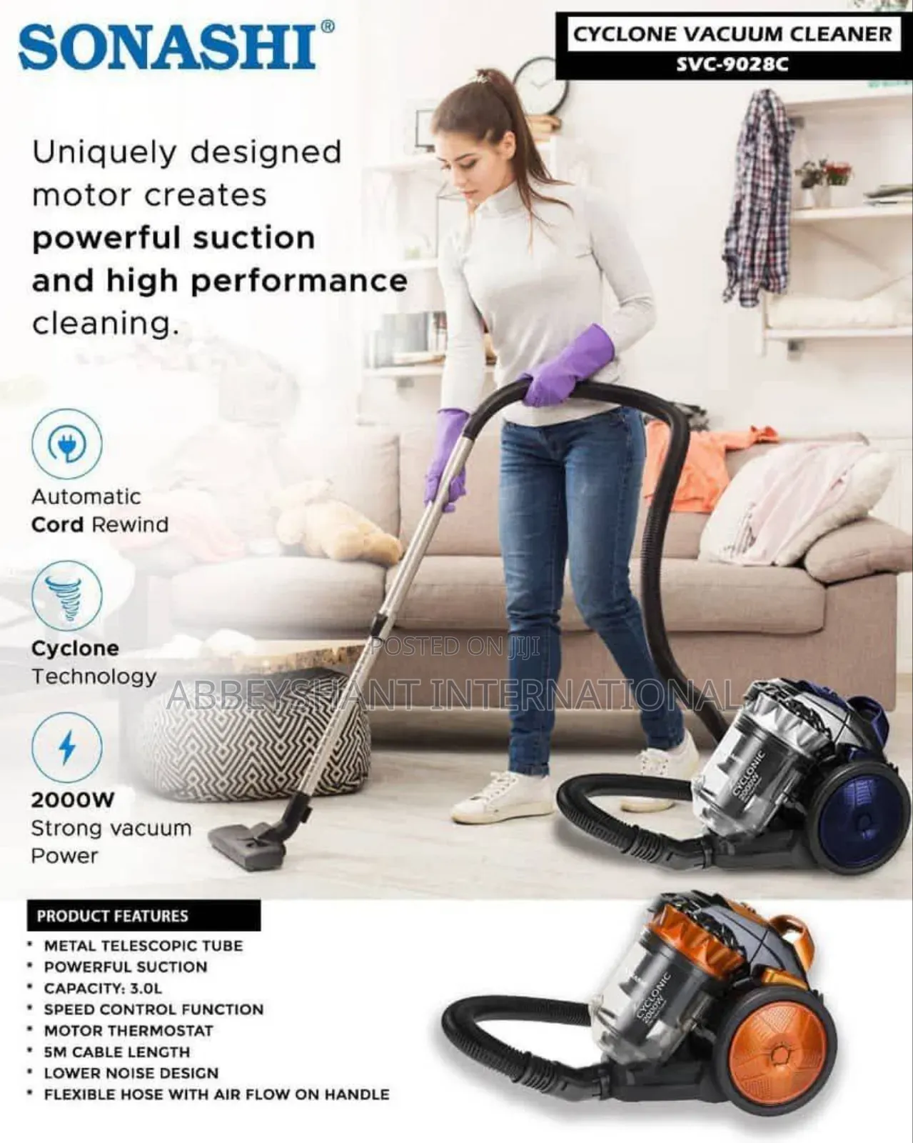 Sonashi Cyclone Vacuum Cleaner /Vacuum Cleaning Machine