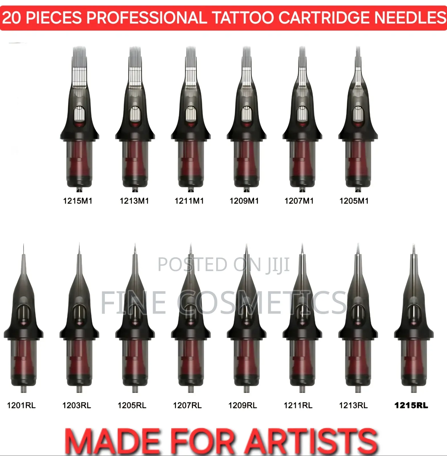 Tattoo Needles Pack of 20 Pieces | Microblading Cartridges