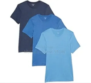 Evolve Men's Performance Cotton 3 Pack Crew Neck T-Shirts.