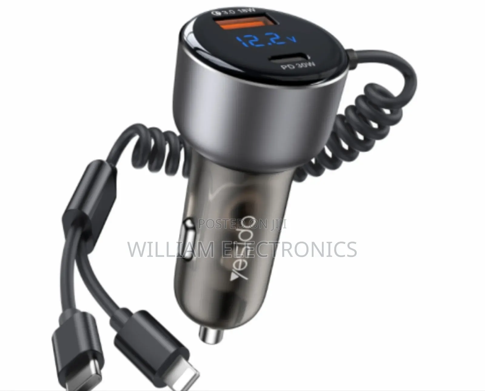 Yesido 60w Fast Charging Car Charger