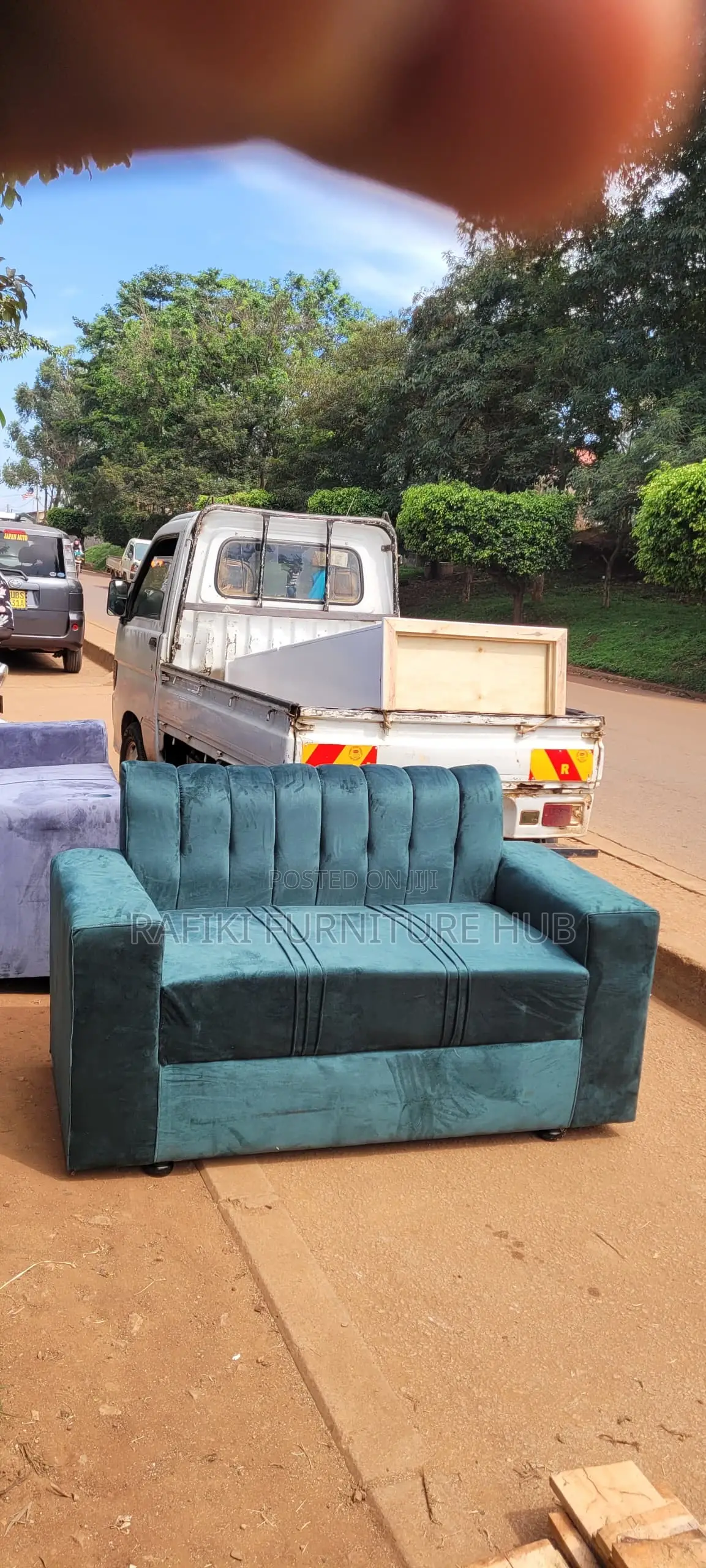 2seater Sofa / Sofa in Green Color