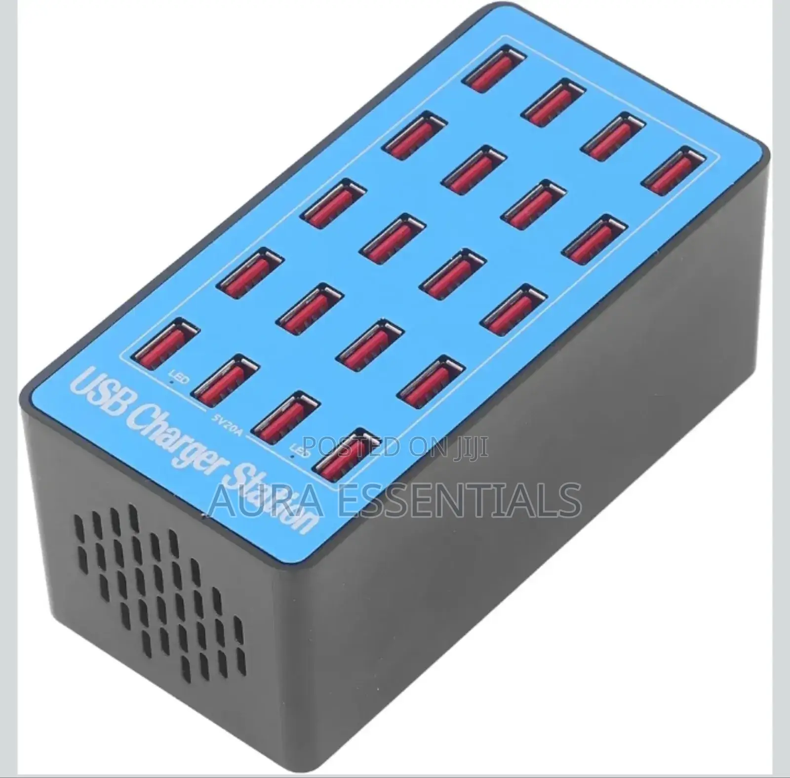 100w 20-Port Usb Smart Charger Station