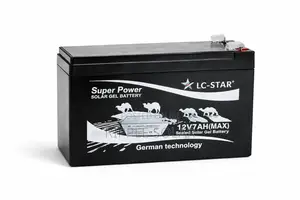 12v 7ah Solar Battery Sealed Gel CCTV Backup Power Kampala