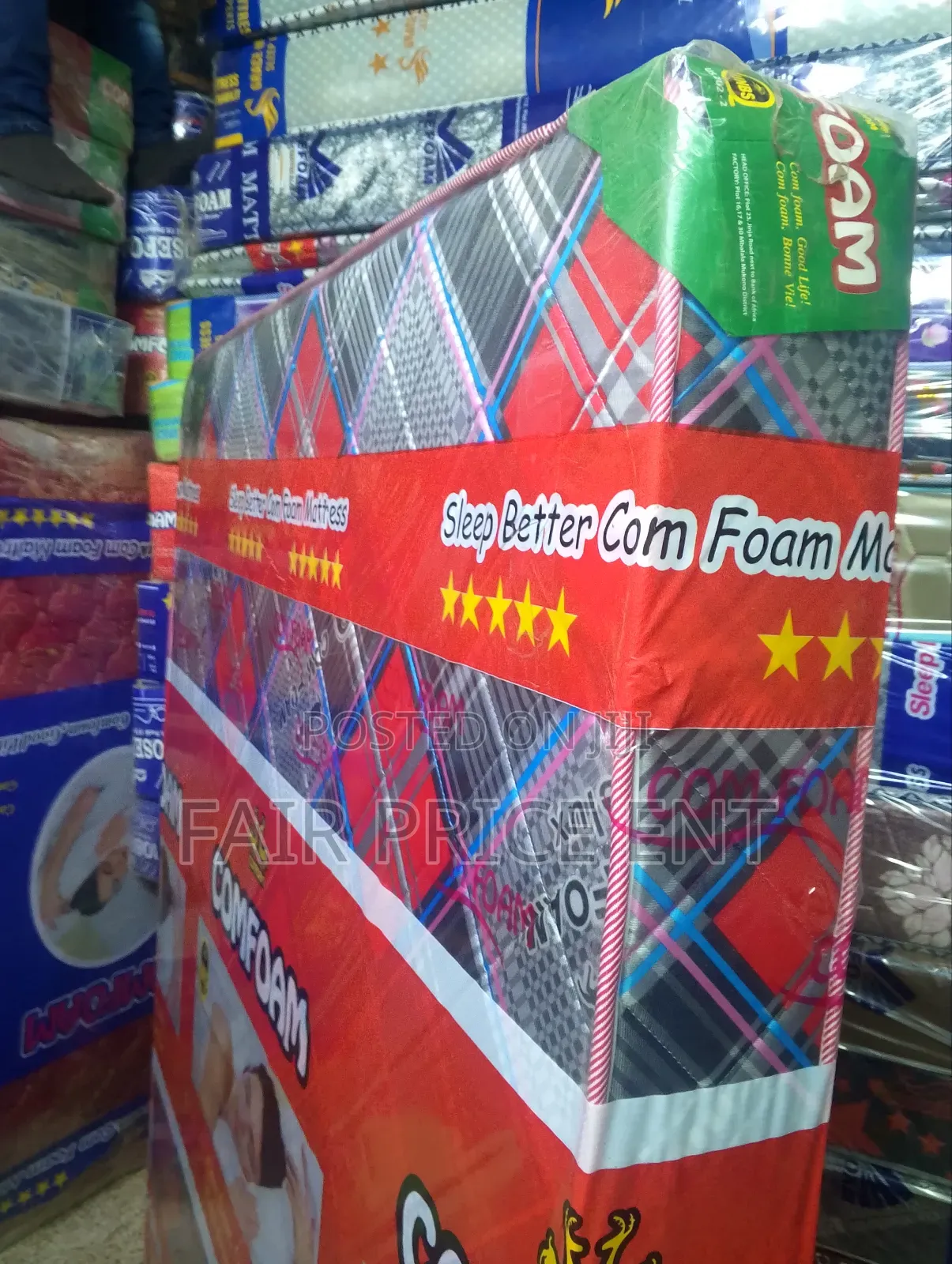 Super Density Mattress.5*6*7 Inches.( Gray)