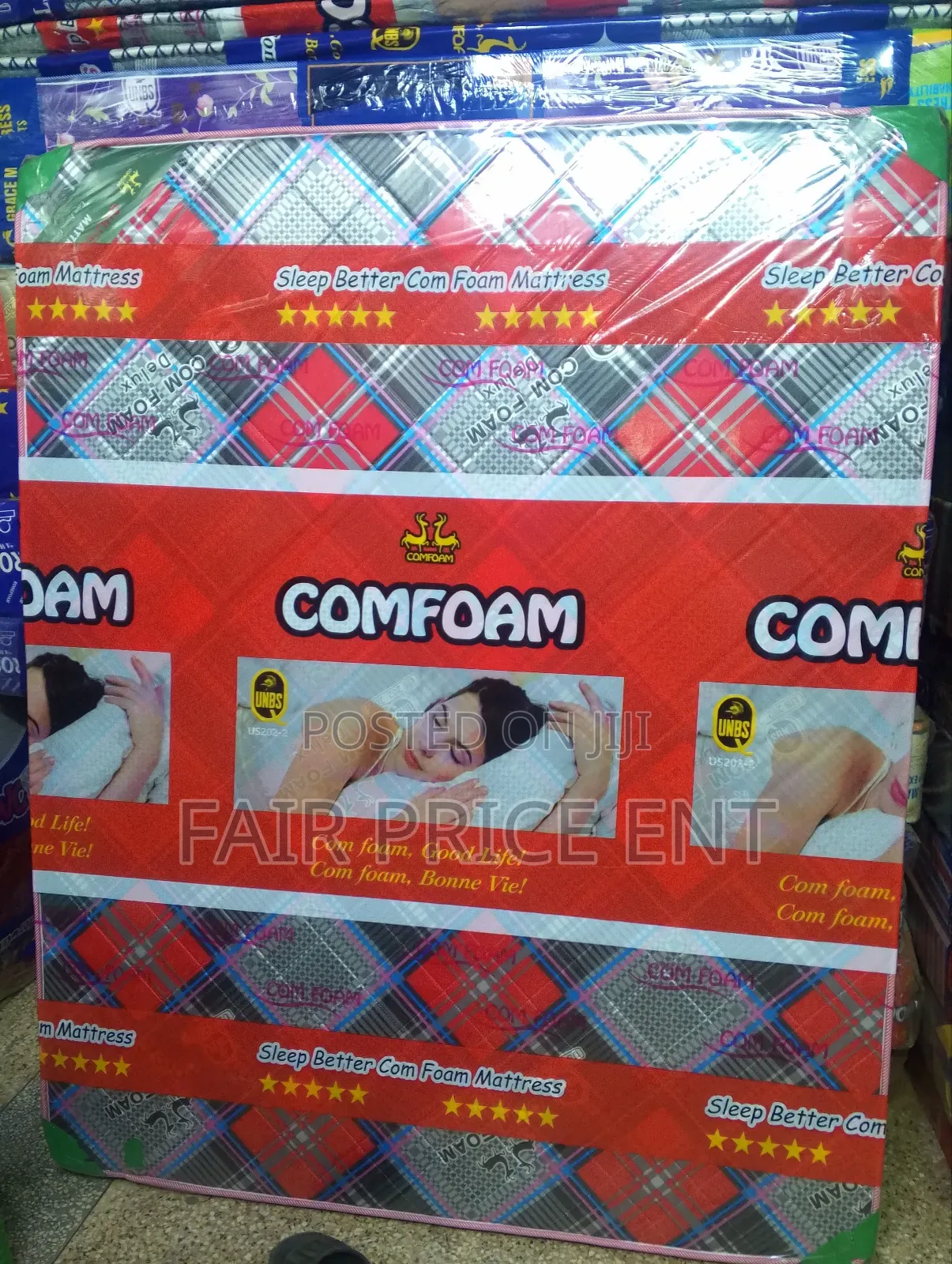 Super Density Mattress.5*6*6inches.( Gray)