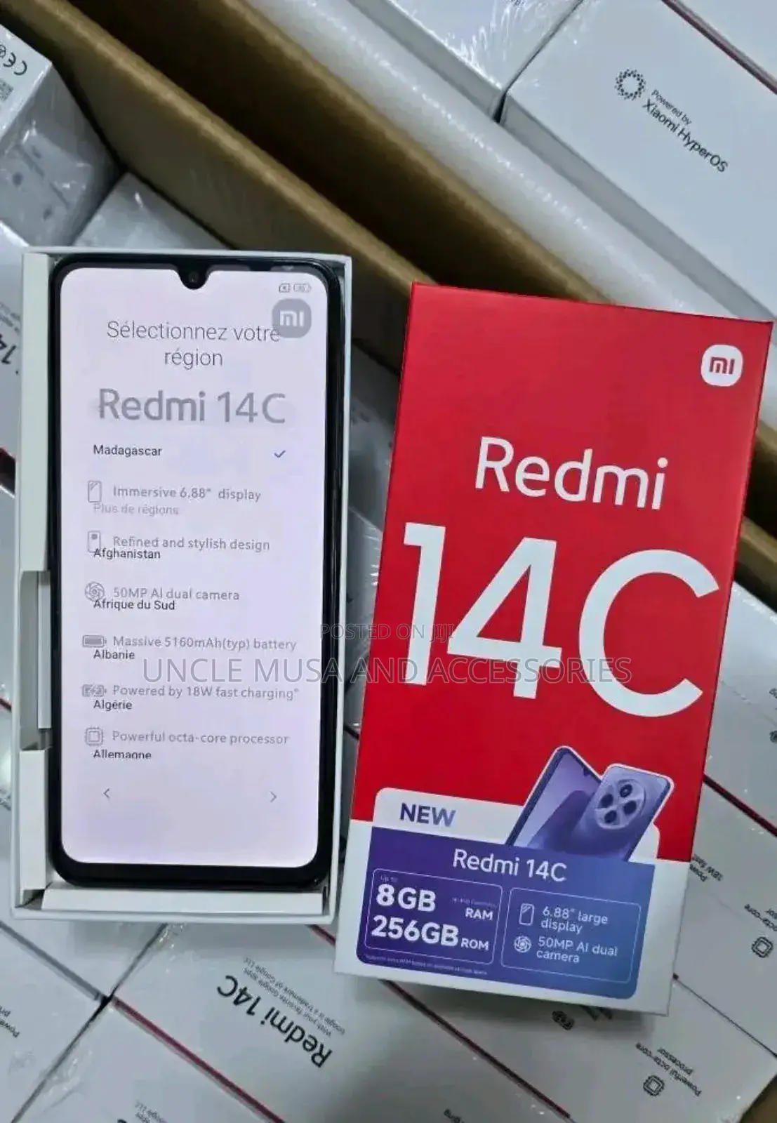 New Xiaomi Redmi 14C 256 GB Black