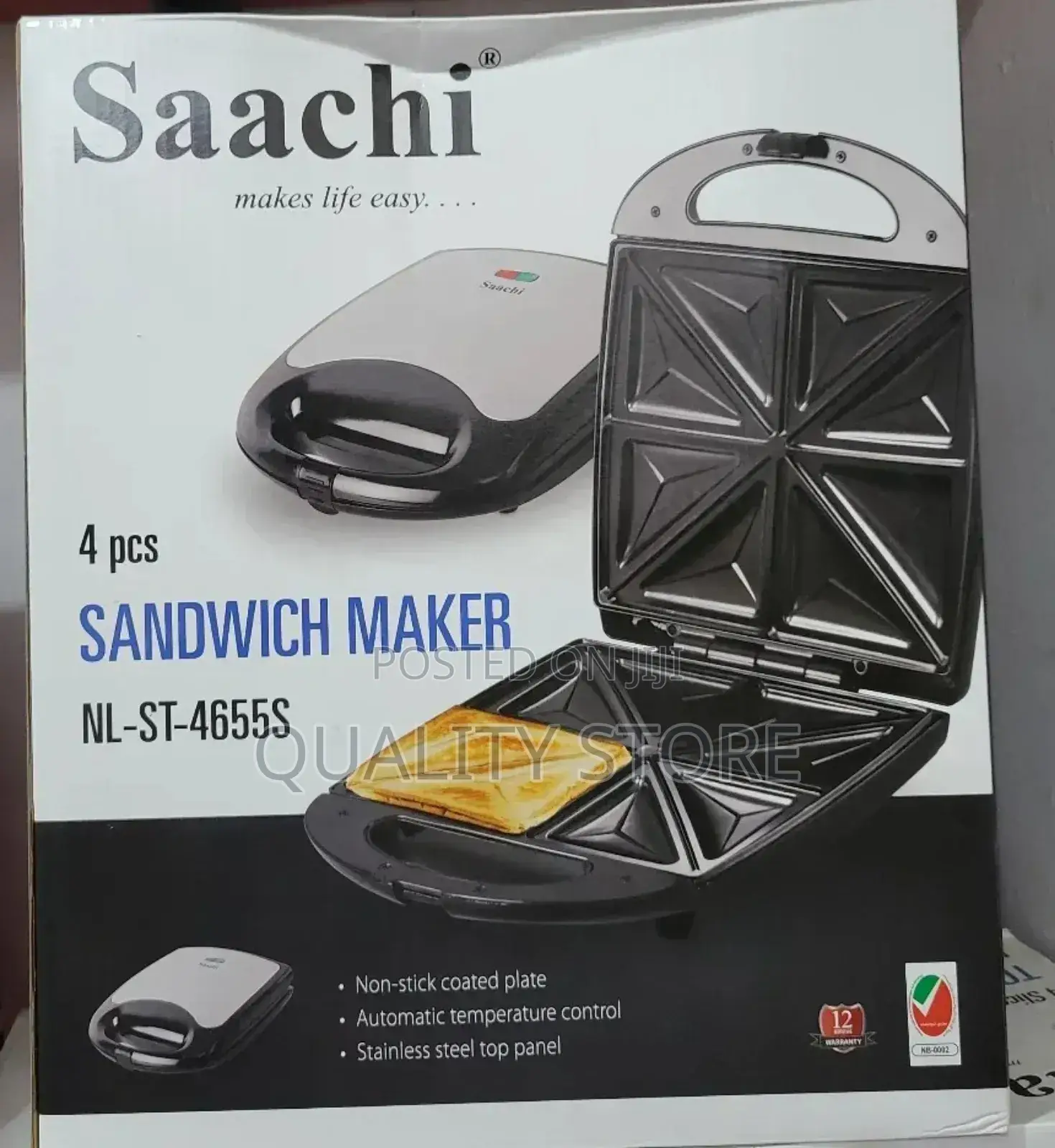 Saachi Electric Sandwich Maker Nl-St-4655s