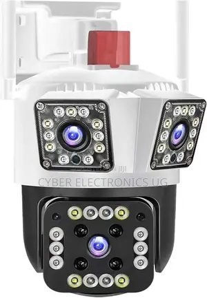 Home Security Cameras Wifi Camera Three Lens Auto Tracking Ip Camera