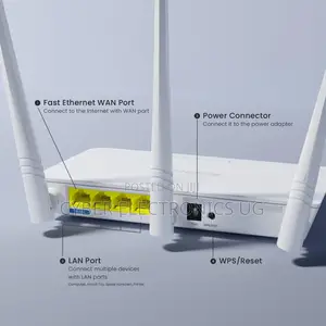 Tenda F3 300mbps Wi-Fi Router Easy Setup, WPS Button, Parental Control