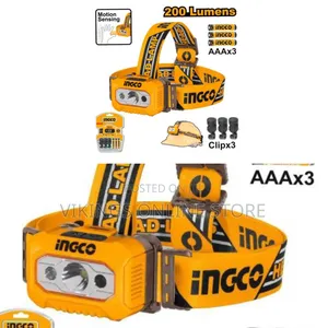 Ingco Headlamp 200 Lumens - Orange