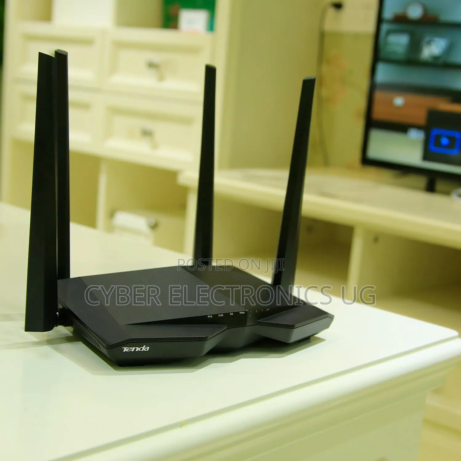 Tenda Ac6 Ac1200 Dual Band Wi-Fi Router(867mbps/5ghz+ 300mbps/2.4ghz)