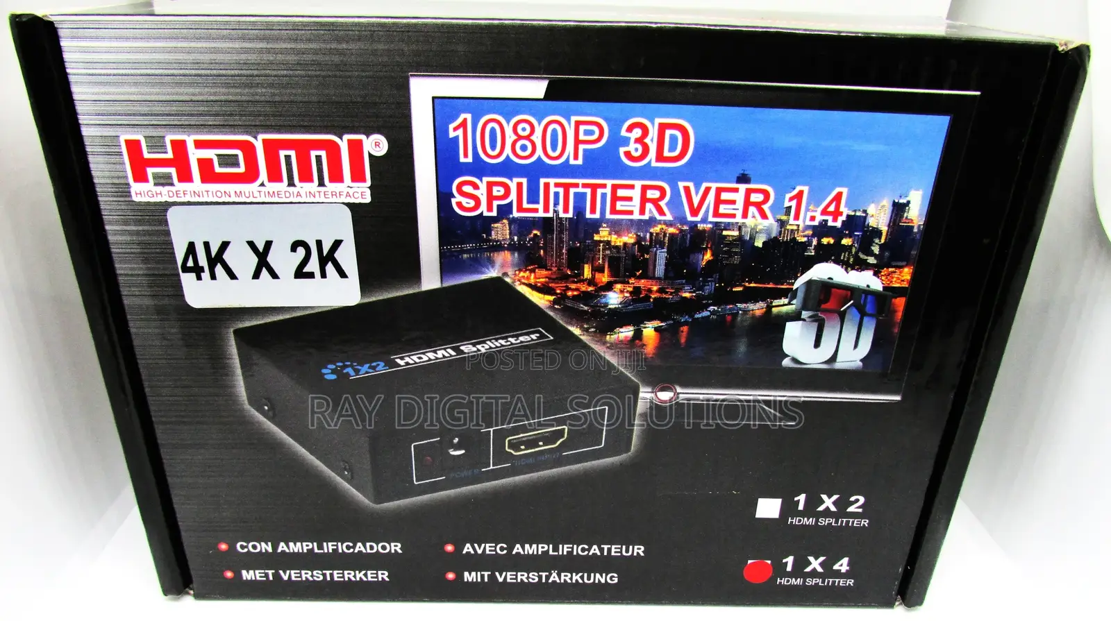 1080p 3d Hdmi Splitter Ver 1.4