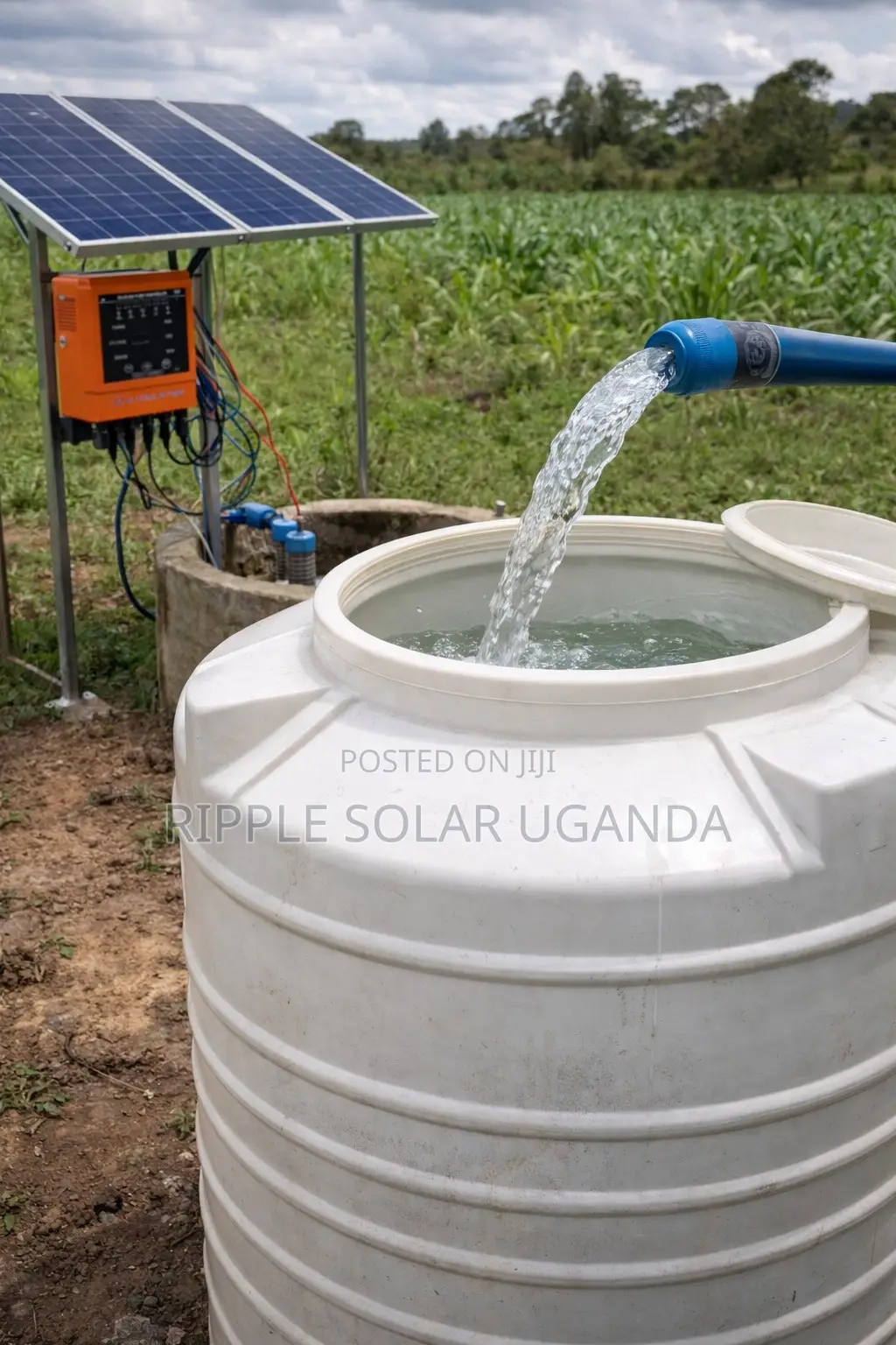 900w Solar Borehole Pump 140m Head 72v Kampala