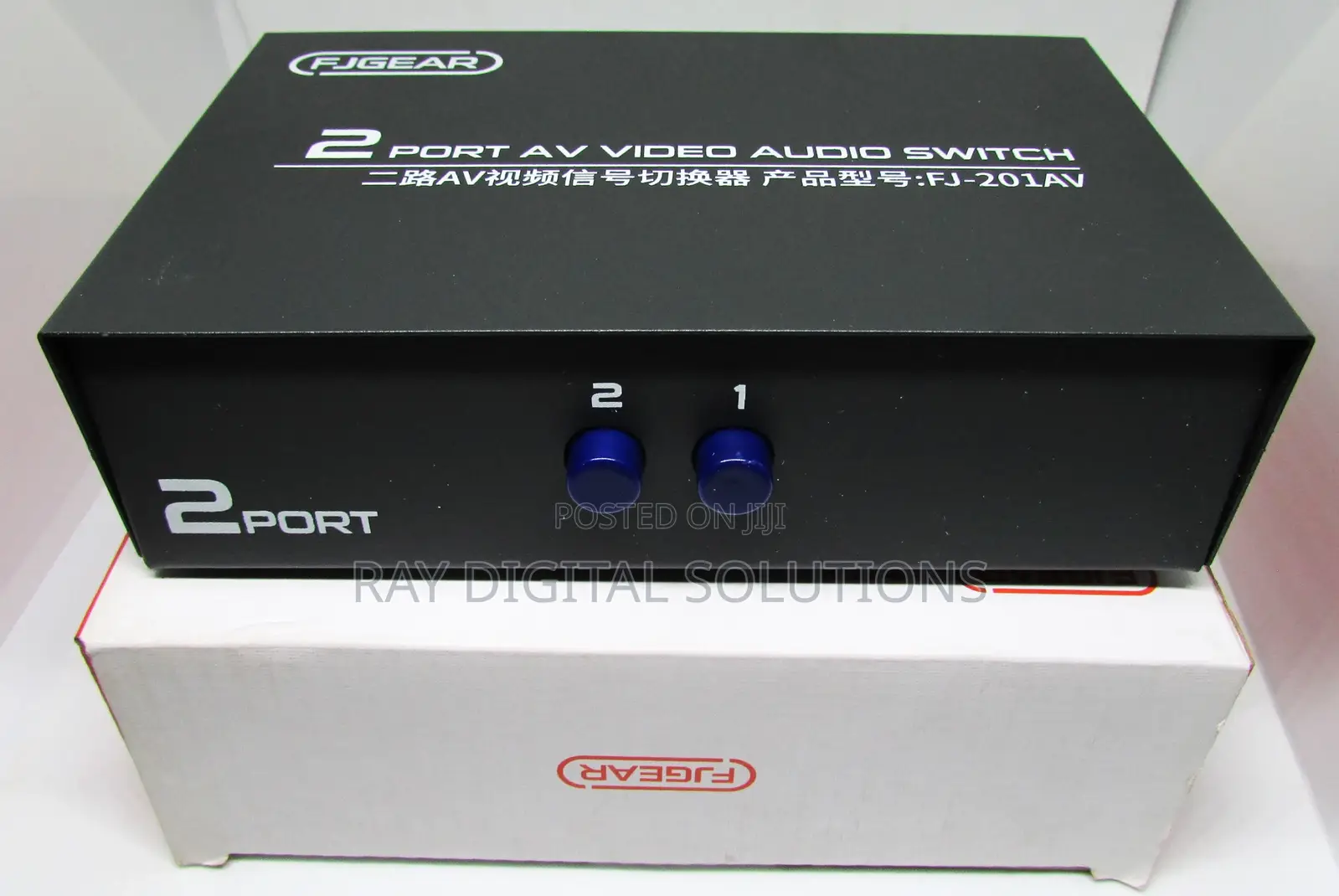 Av Switcher - Audio and Video Switcher Two-in-One Out