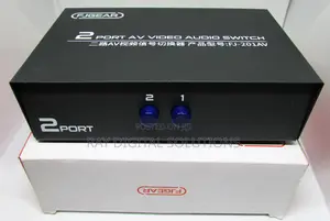 Av Switcher - Audio and Video Switcher Two-in-One Out
