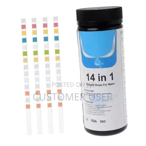 50 PCS 14-in-1 Home Drinking Water Test Strips Kit Water Quality Tool