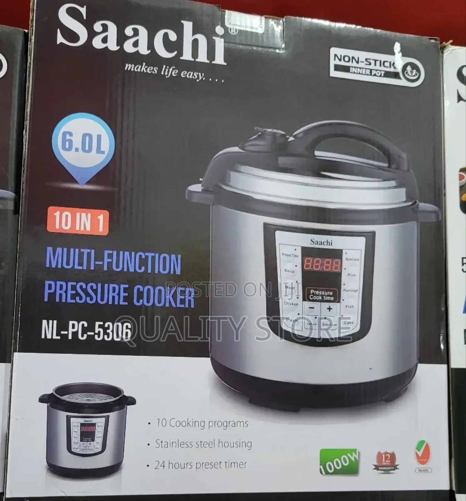 Saachi Multi-Functional Pressure Cooker10 in 1 6 L