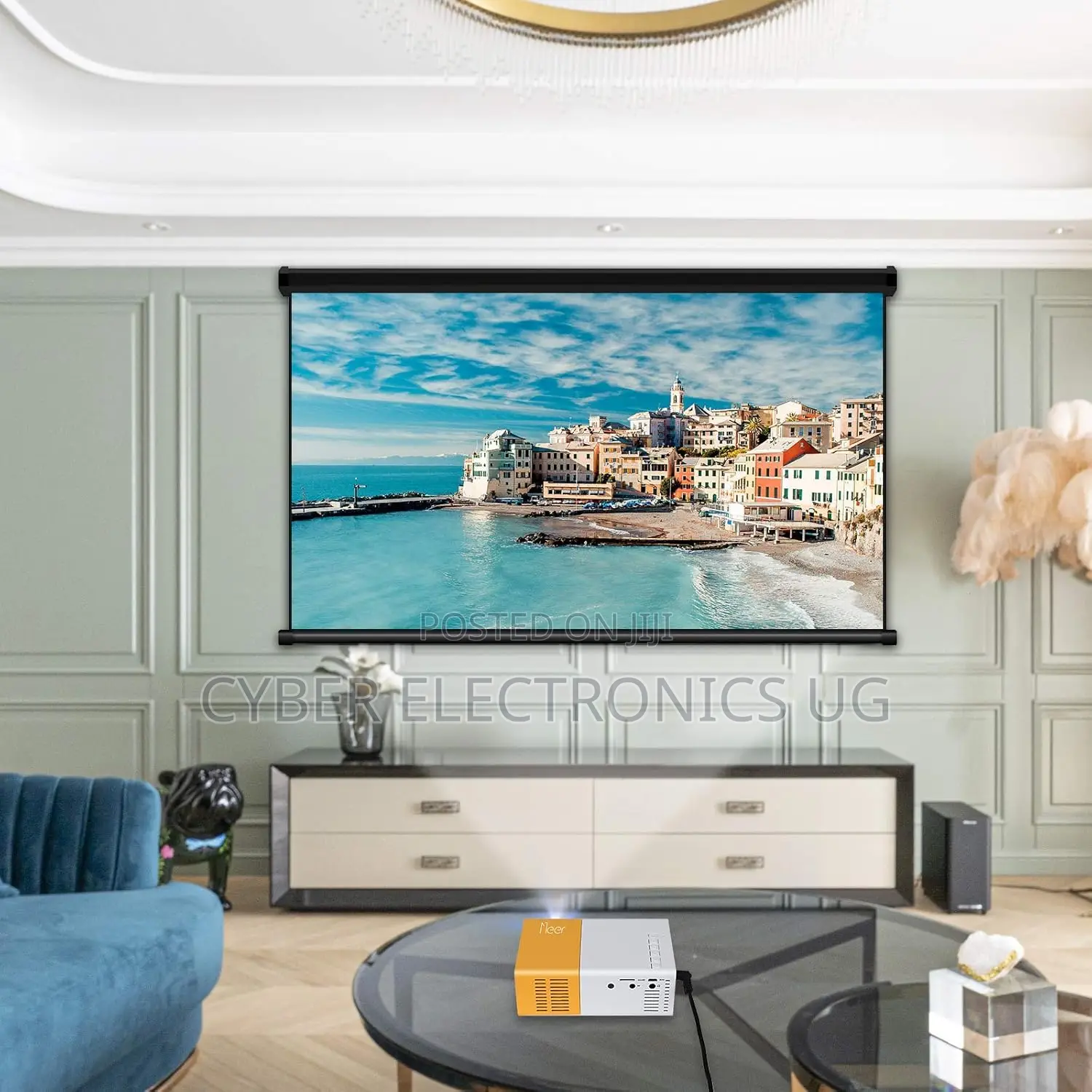 Mini Projector, Meer Portable Pico Full Color Led LCD Video Projector
