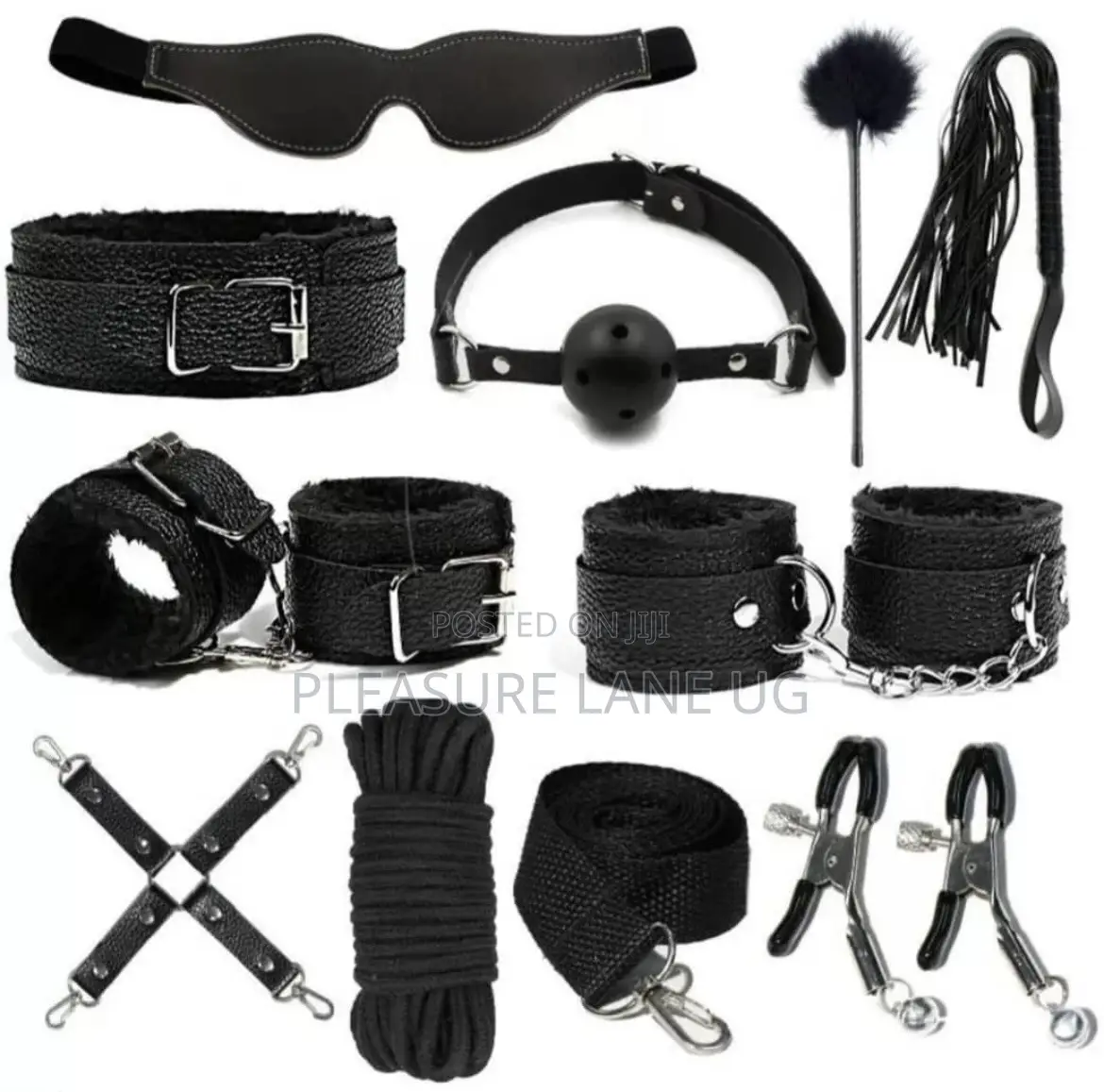 BDSM for Couples 12 Pieces Red and Black