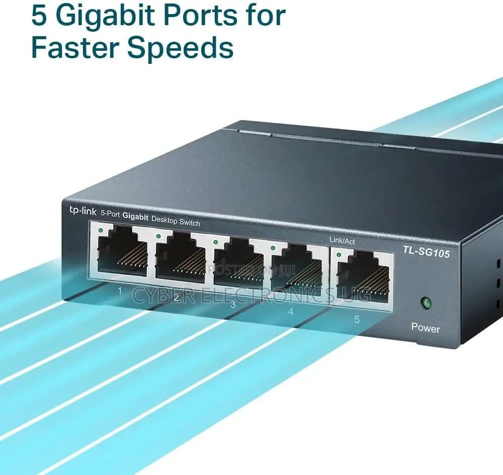 Tp-Link 5 Port Gigabit Unmanaged Ethernet Switch, Network Hub Splitter