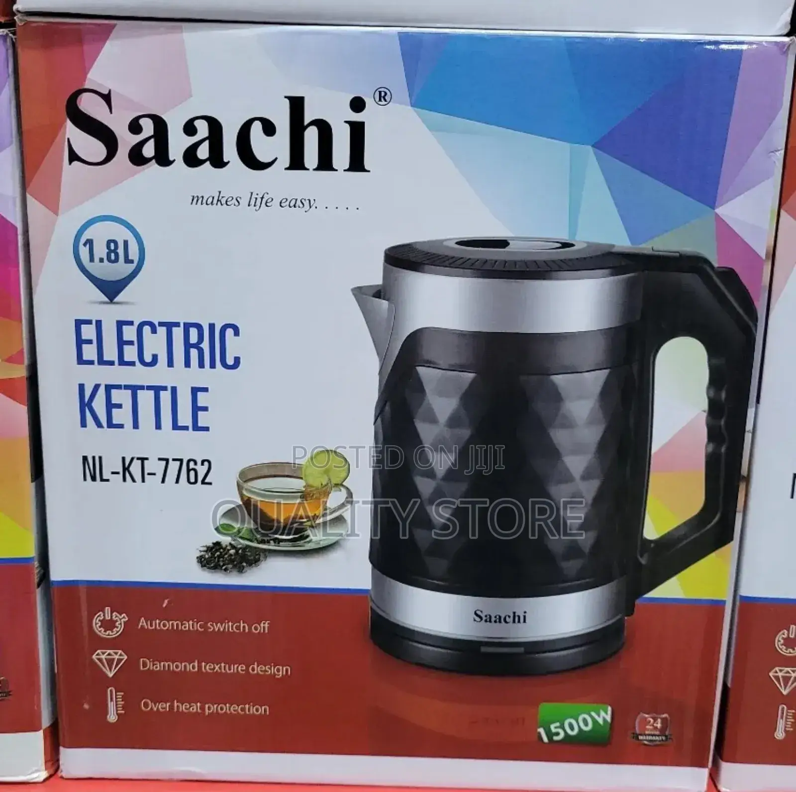 Saachi Electric Kettle 1.8 L Nl-Kt-7762