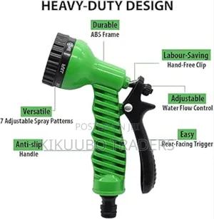 Garden Hose Nozzle Water Spray Gun Connector Tap Adapter