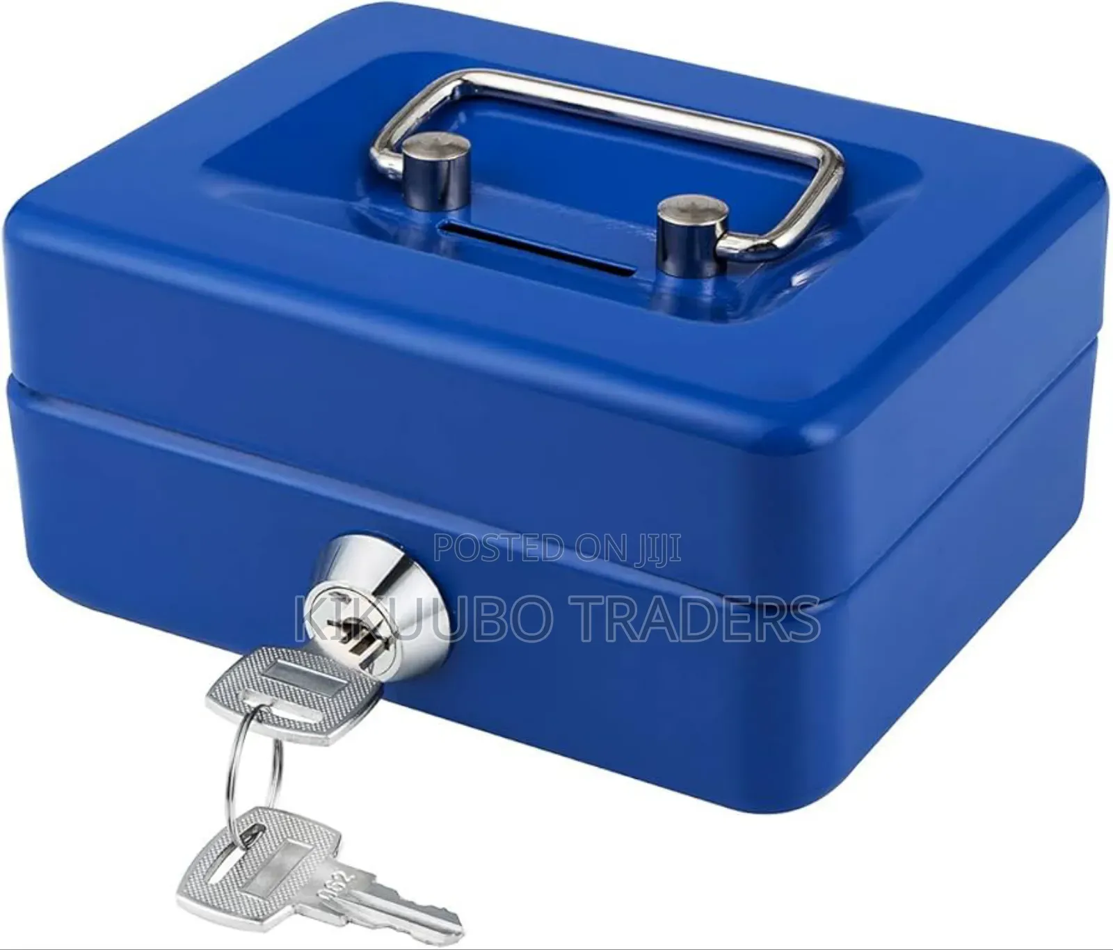 Deli Et500 Cashbox With Key, 90 Mm X 200 Mm X 160 Mm Size, Black