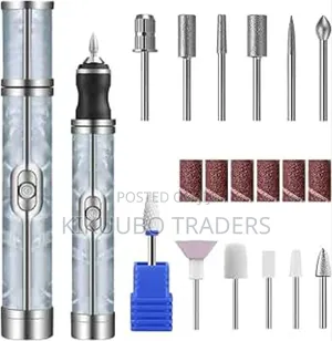 4 Speeds Nail Grinder for Thick Toenails Set, Electric Nail File