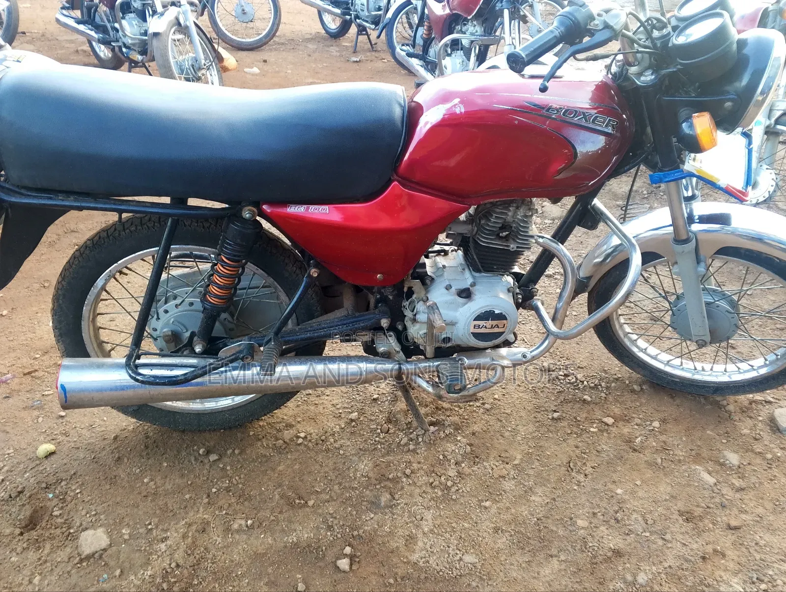 Bajaj Boxer 100 2021 Red