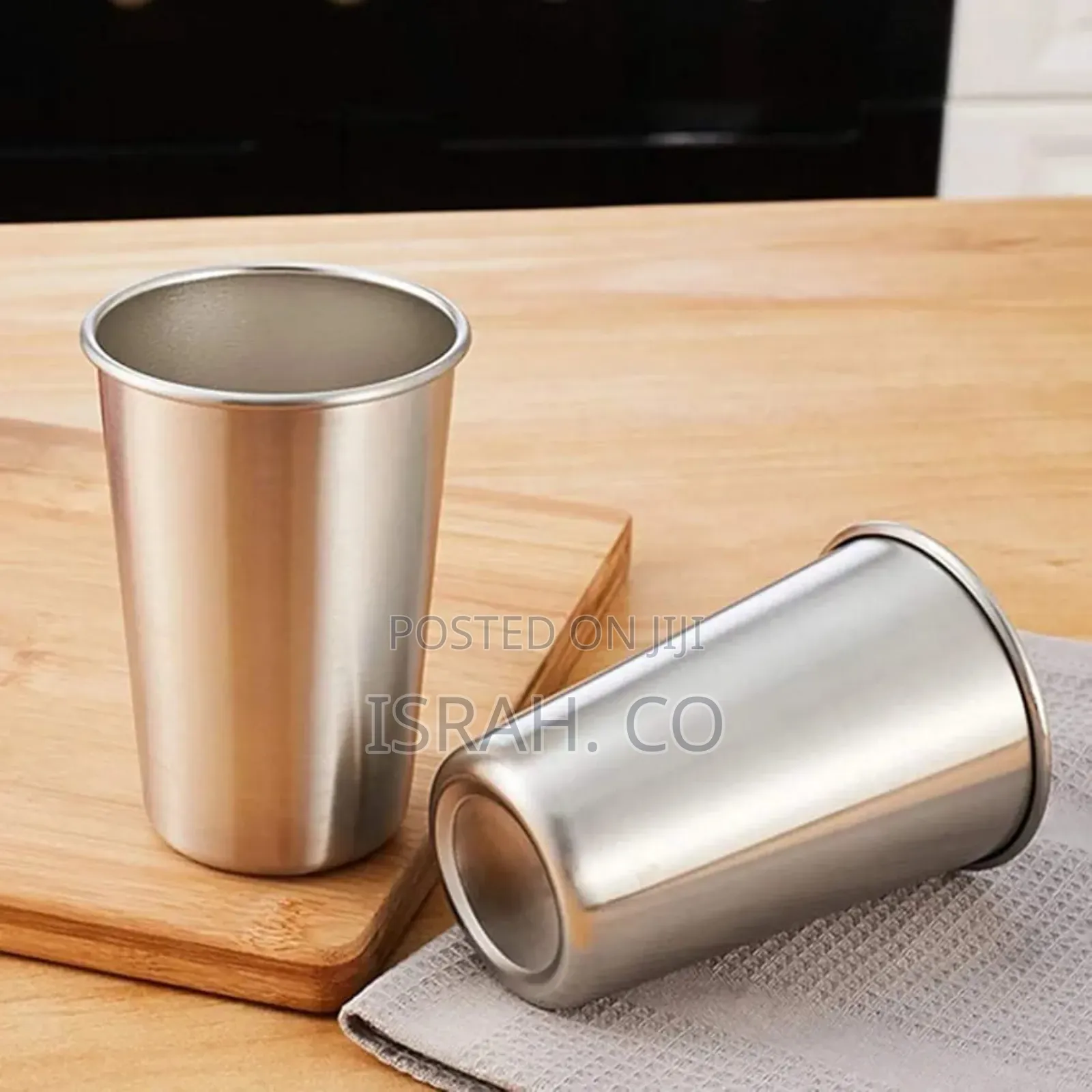 12 Pack 200mlsstainless Steel Pint Cups Water Glass With