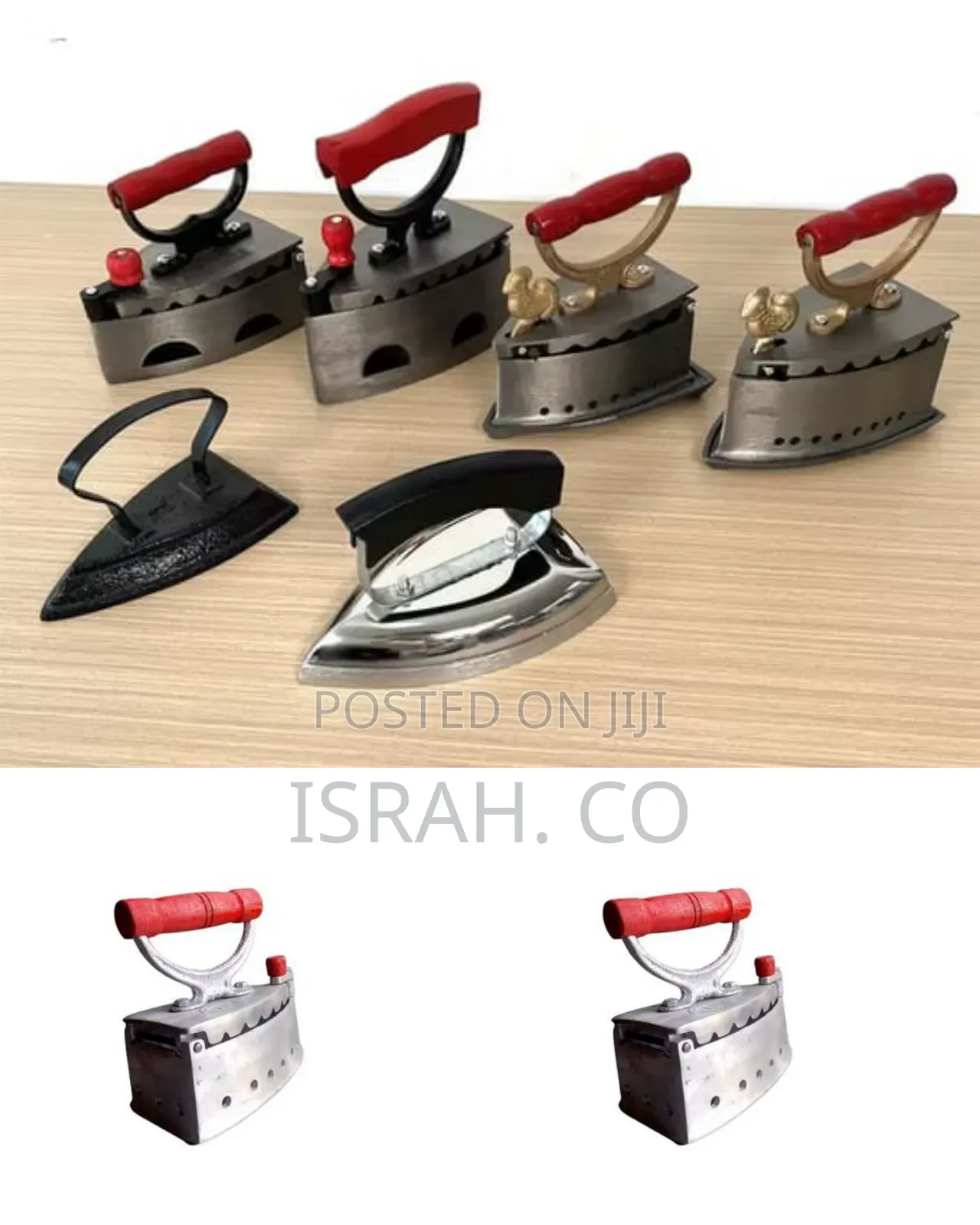 Metallic Charcoal Iron Good for Ironing All Fabrics During Power
