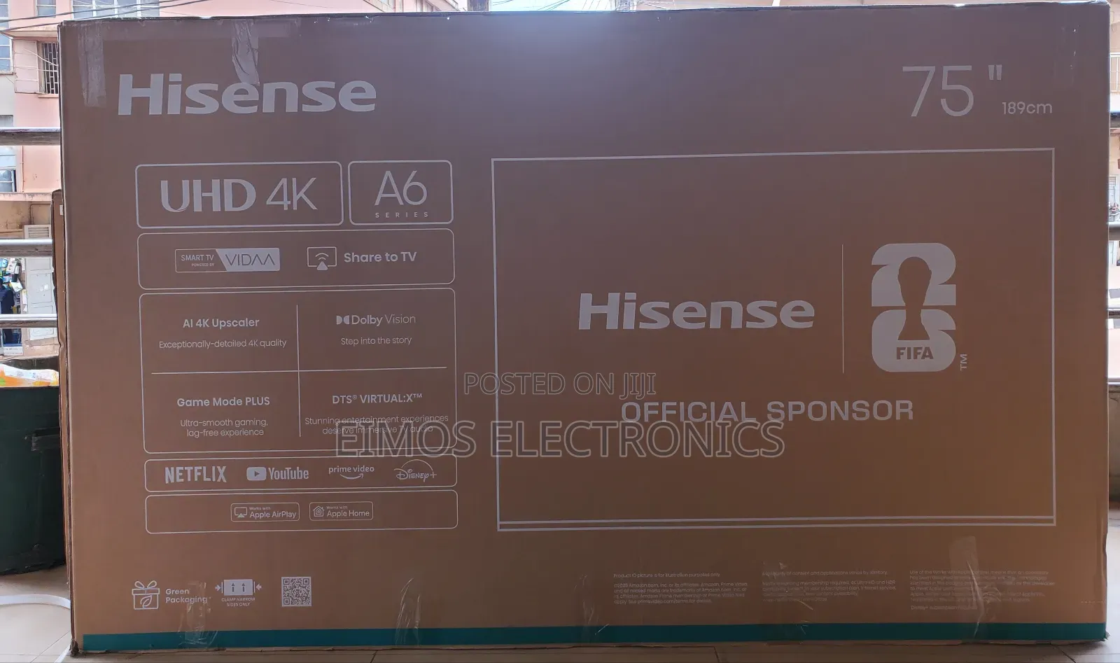 Hisense 75"A 6 Series Smart Tv Set
