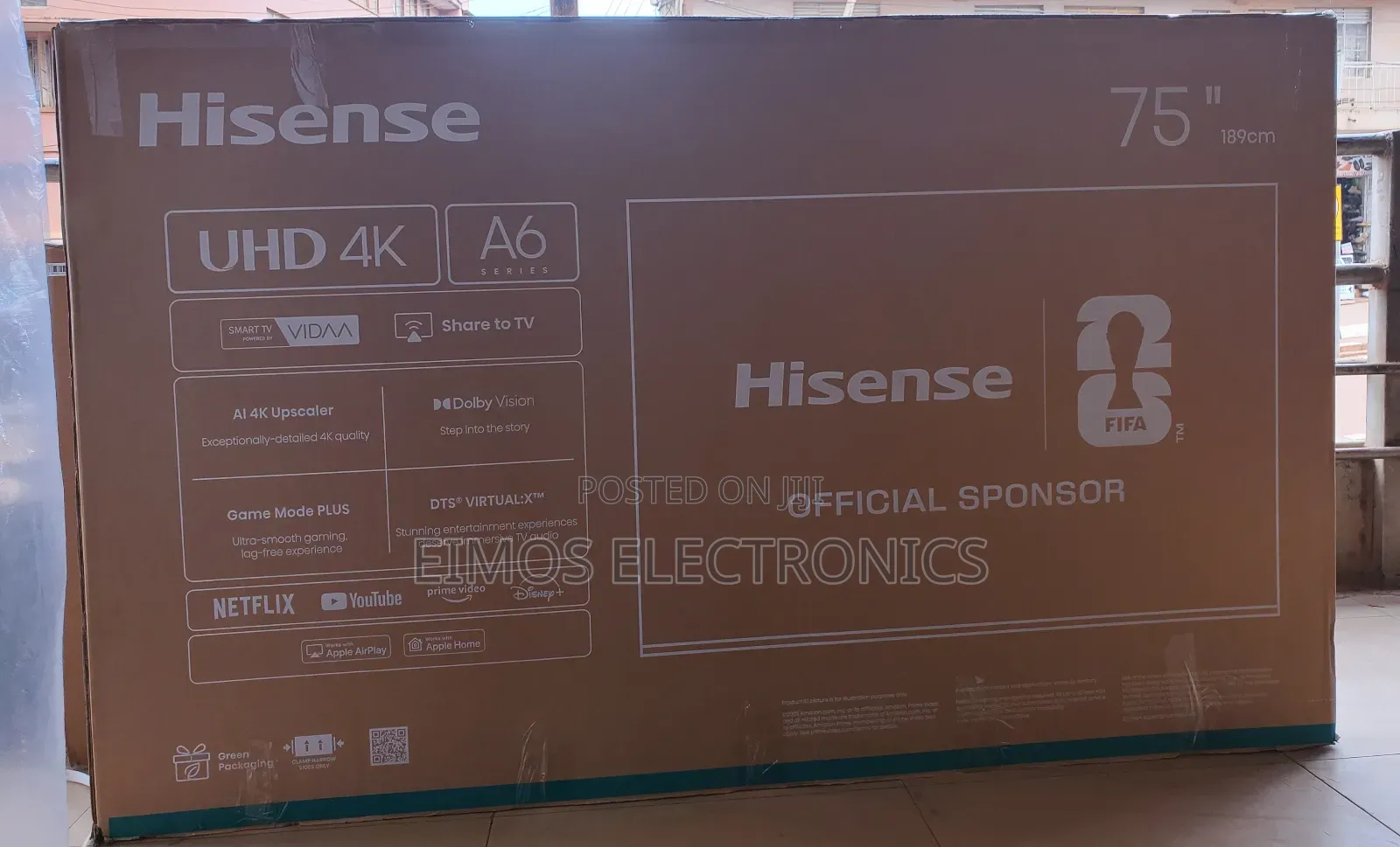 Hisense 75a6 Series 75 Inch Smart Tv HDR