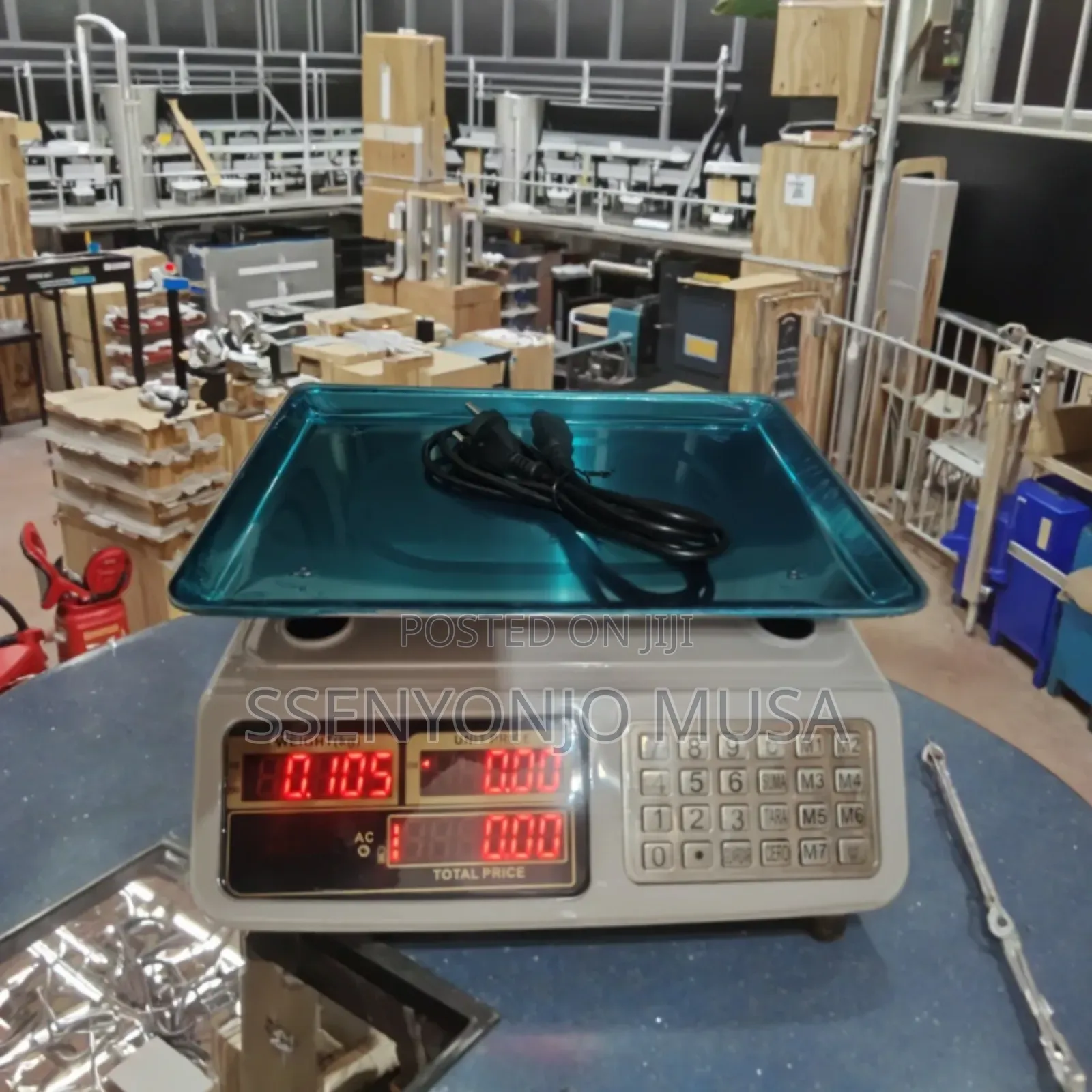 Bench Scale Digital Business Weighing Scale 30kg Stainless Steel