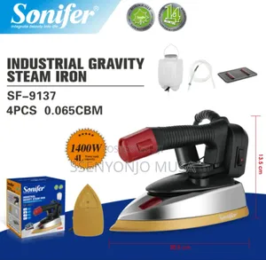 Sonifer 1400w Commercial Hanging Gravity Feed Steam Press Iron With 4l