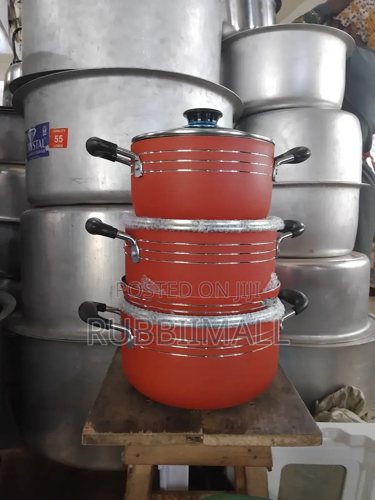 Tornado Red Cooking Pots 4pcs