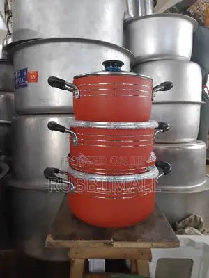 Tornado Red Cooking Pots 4pcs