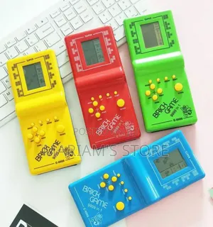 Classic Handheld Electronic Brick Game Console.