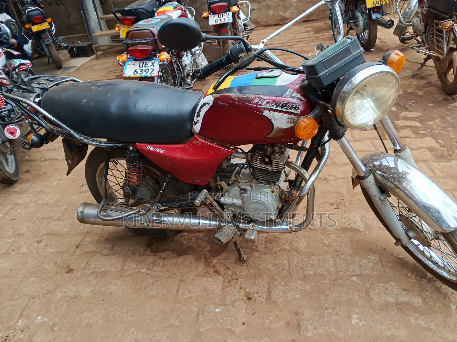 Bajaj Boxer 100 2017 Red