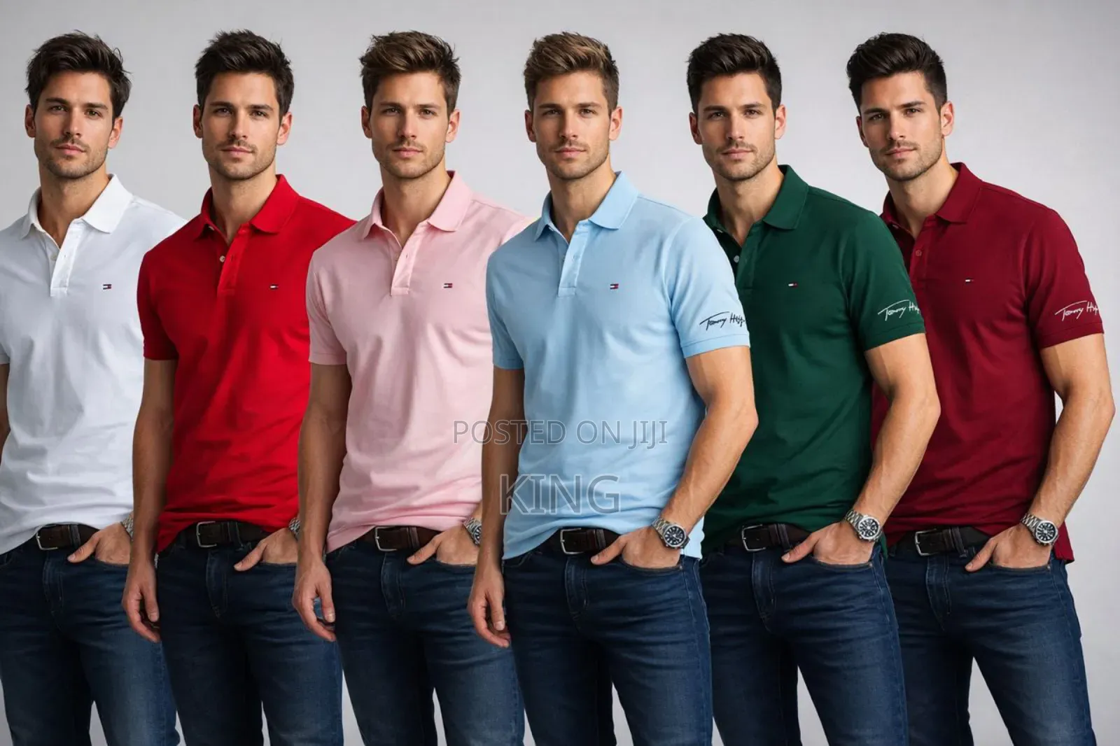 Paris Featuring Ny Men's Nice Fit Polo T-Shirts