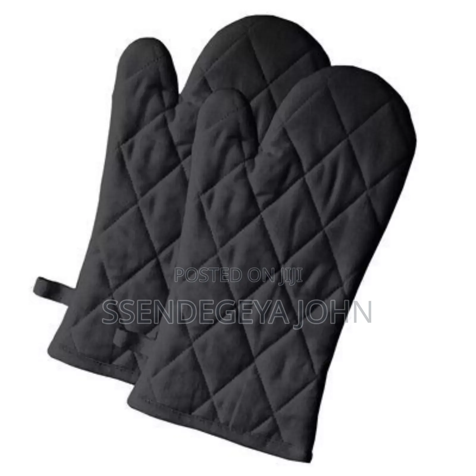 Solo Waffle Cotton Oven Mitts