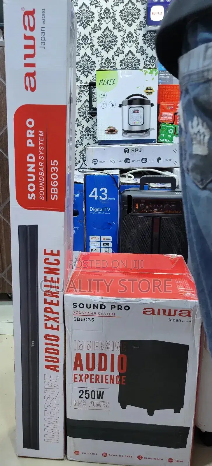 Sound Bar System Aiwa Sound Pro 250w Sb6035