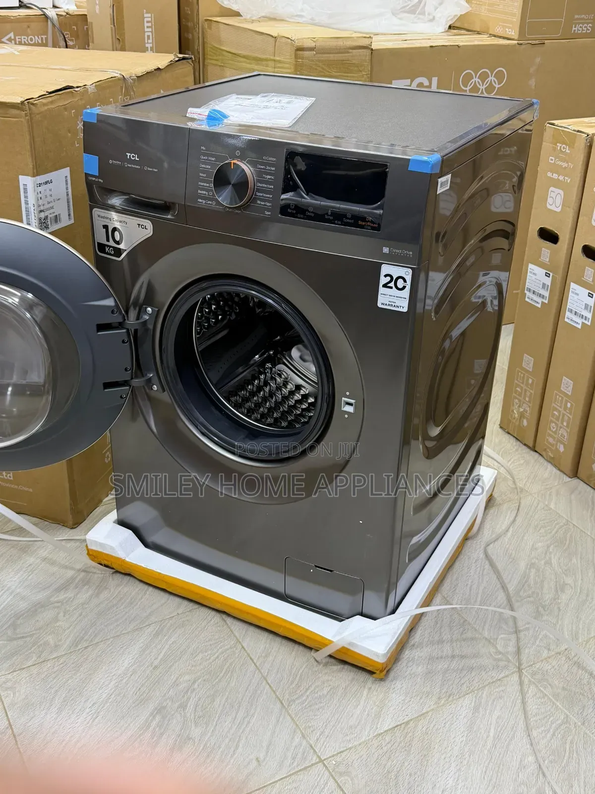 Brand New 10kgs TCL Fully Automatic Frontloader Washing Machine