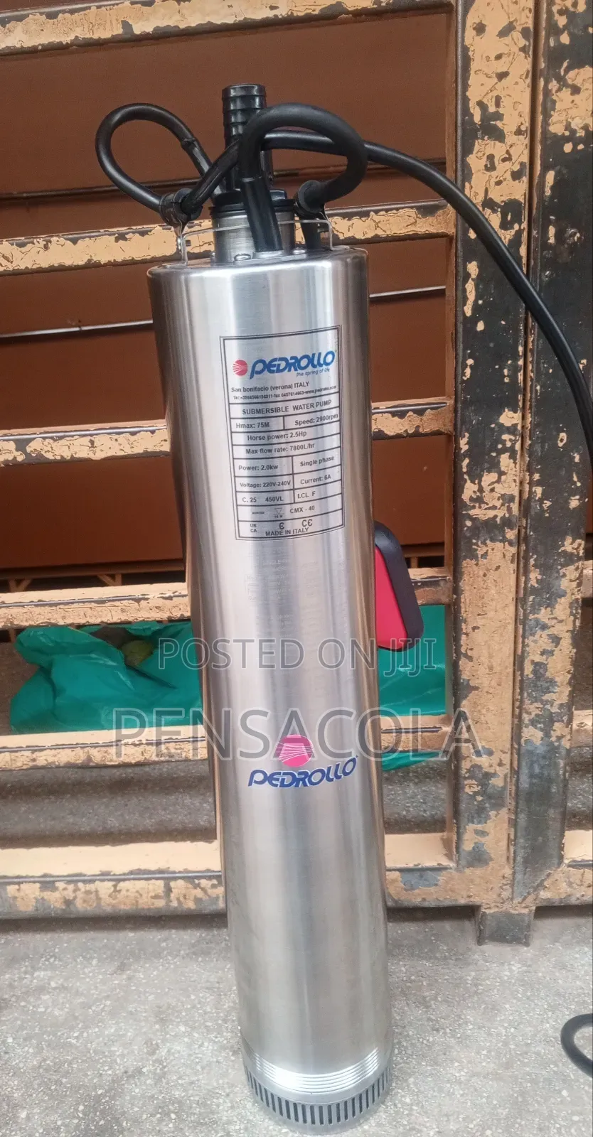 Pedrollo Submersible Pump 248feet / 75m