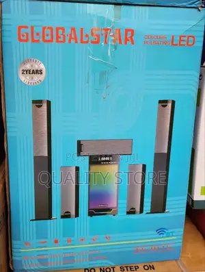 Global Star 5.1 Channel Multimedia Speaker System Gs-9115