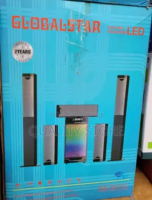 Global Star 5.1 Channel Multimedia Speaker System Gs-9115