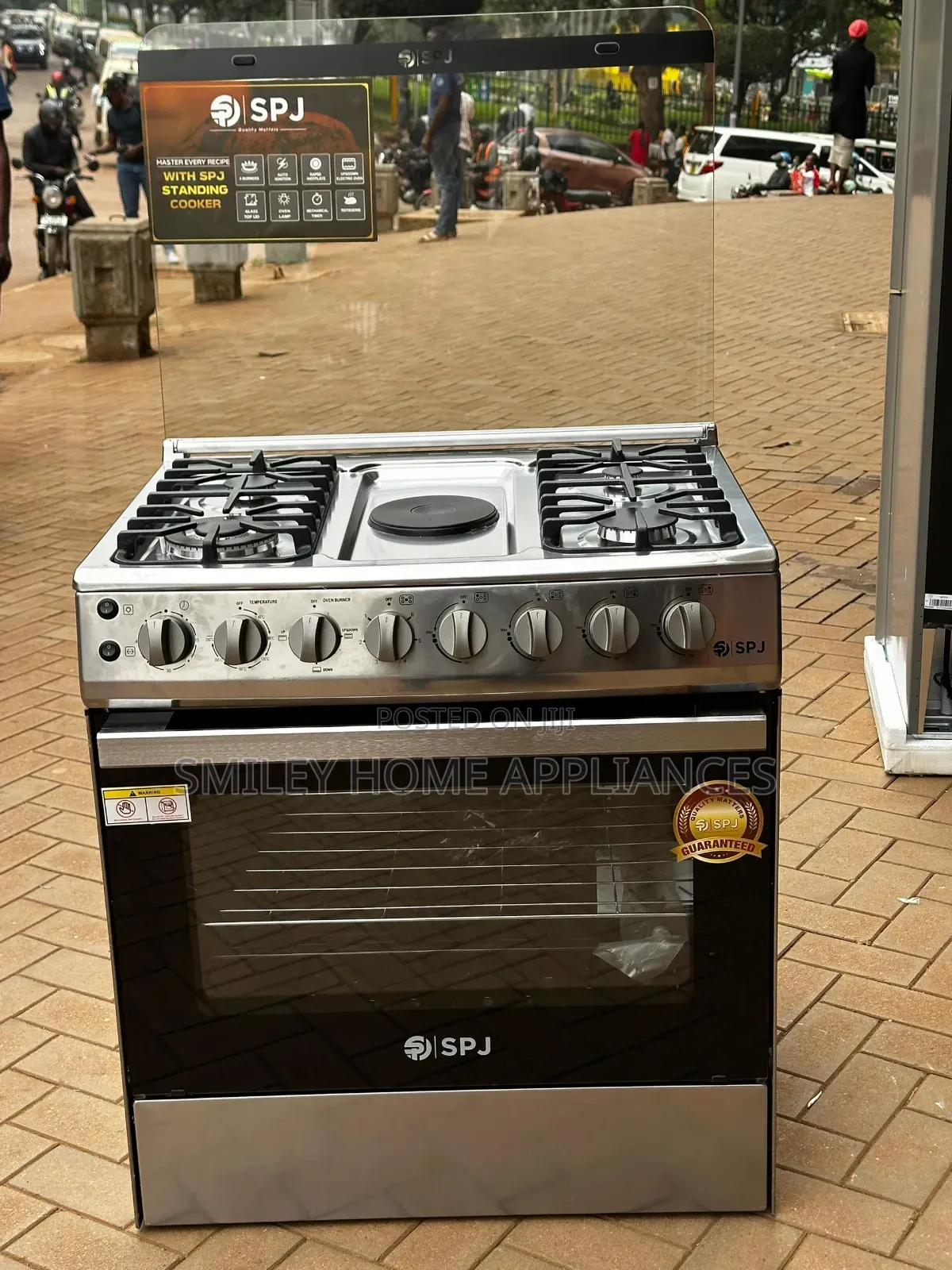 Brand New SPJ 80cm X 60cm (4+1) Stainless Steel Cooker Oven at Discount